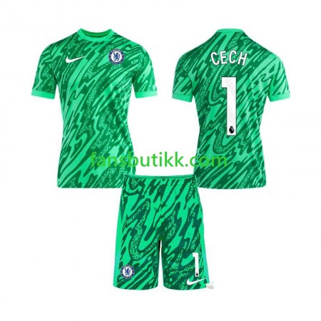 Fotballdrakt Chelsea CECH 1 Keeper Barn Tredjetrøye 2024-2025 Kortermet